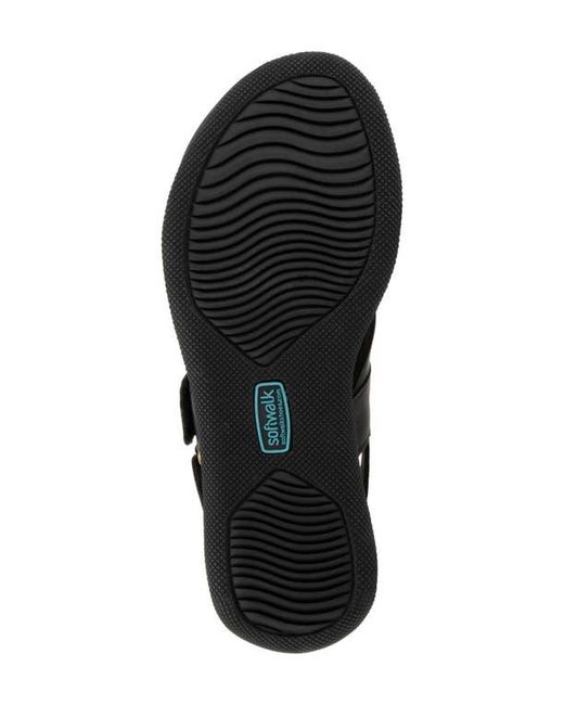 Softwalk® Black Tracy Slingback Sandal