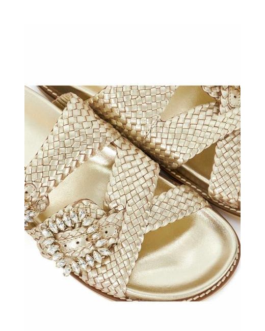 Dune Metallic Lulos Sandal