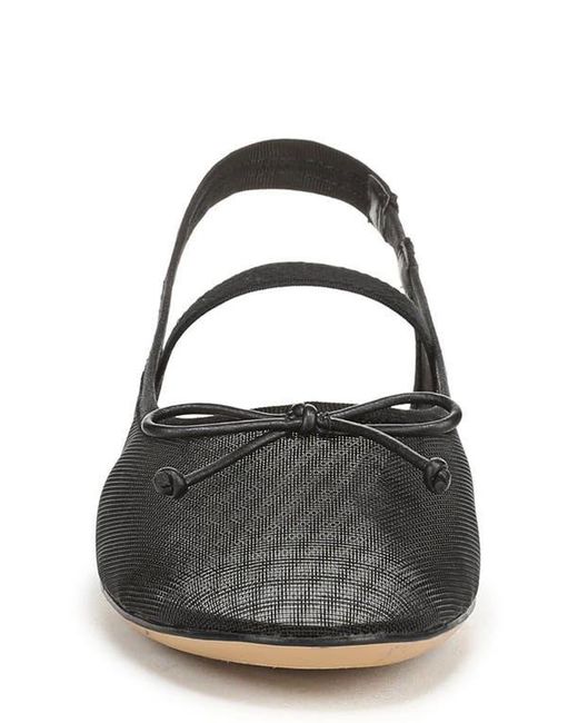 Franco Sarto Black Chara Slingback Flat