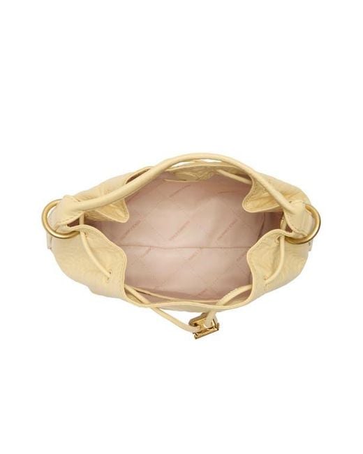 Vince Camuto Metallic Pippa Leather Bucket Bag