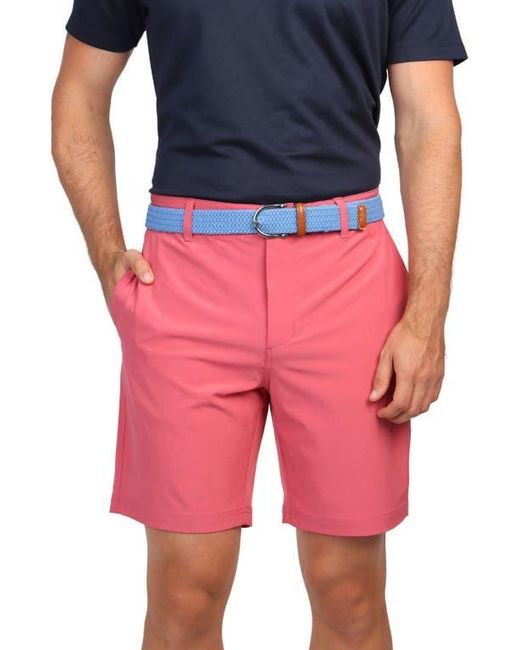 Tailorbyrd Pink Solid Performance Shorts for men