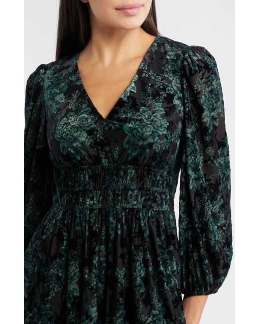 eliza j green velvet dress 1930s Velvet Evening Dress