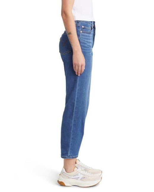 Levi's Blue Ribcage High Waist Ankle Straight Leg Jeans