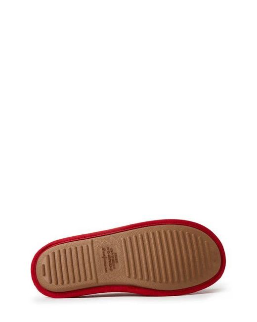 Dearfoams Red Riley Pride Scuff Slipper for men