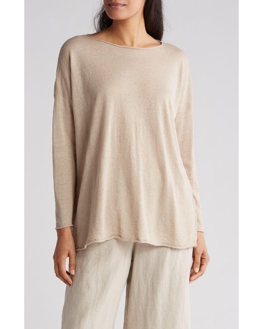 Eileen Fisher Natural Crewneck Tunic