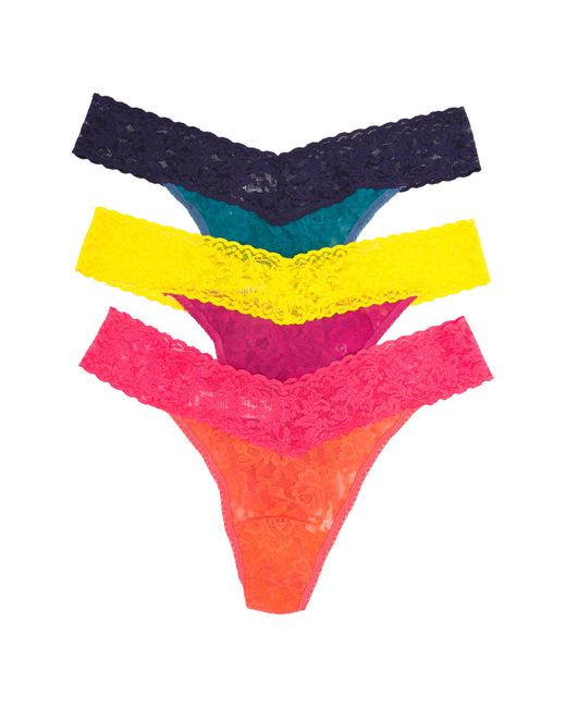 Hanky Panky Original Rise Lace Thongs Lyst