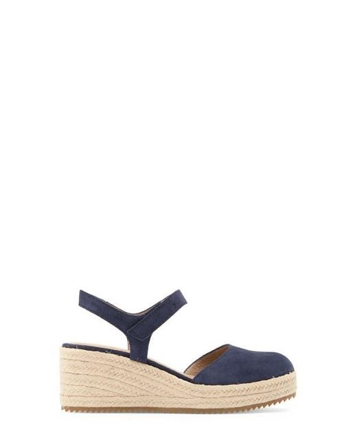 Eileen Fisher Blue Nessa Espadrille Wedge Sandal