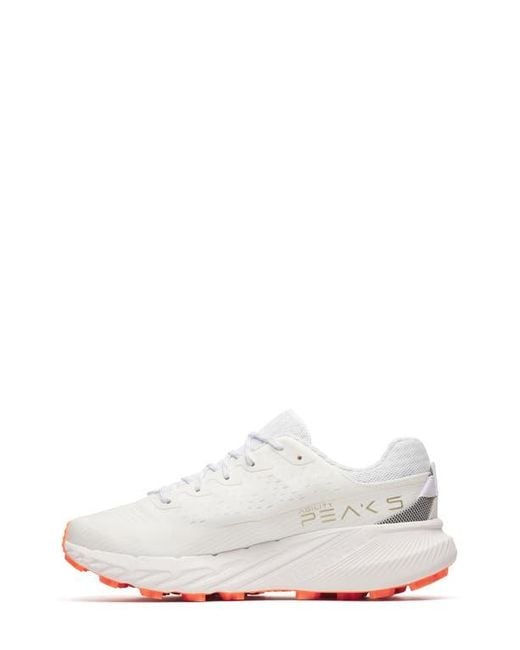 Merrell White Agility Peak 5 Running Shoe for men