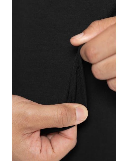 Xray Jeans Black V-Neck Long Sleeve T-Shirt for men