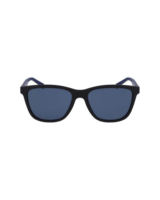Ferragamo Blue 57mm Rectangular Sunglasses for men