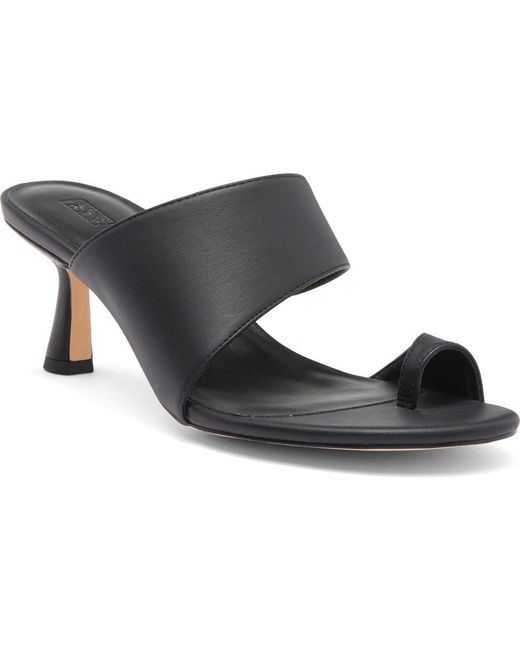 Nordstrom Rack Black Adria Flared Heel Sandal