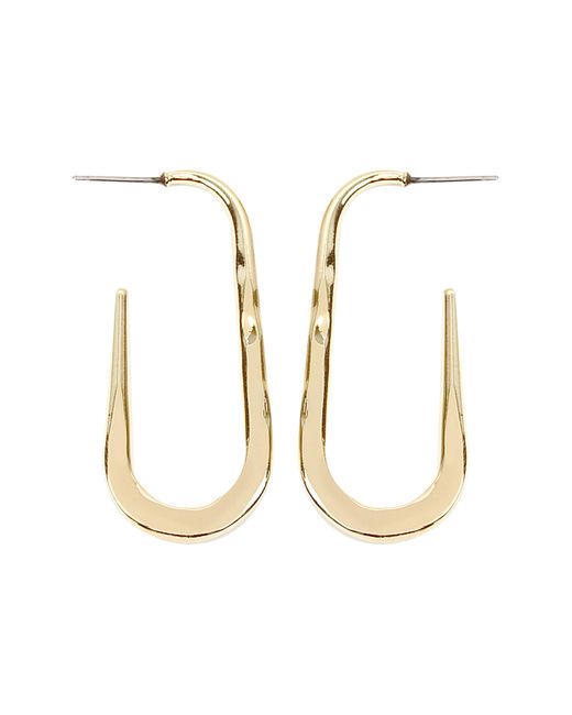 Panacea Metallic U-shape Hoop Earrings