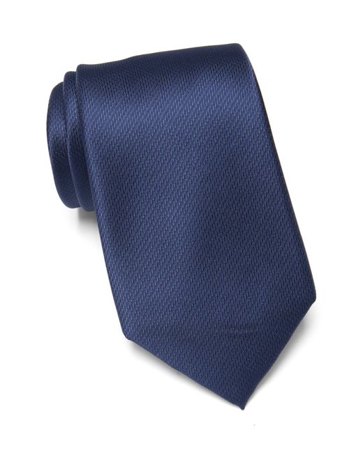 Tommy Hilfiger Blue Micro Texture Solid Tie for men