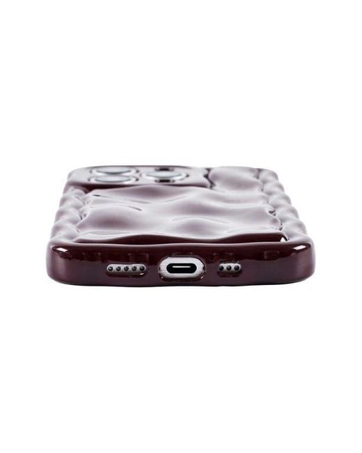 Auramma Red Meteorite Wavy Iphone 15 Pro Max Case