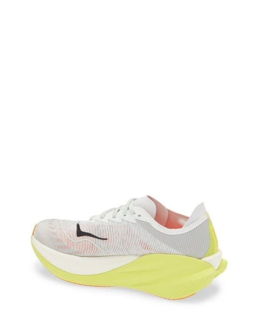 Hoka One One White Mach X 2 Running Shoe for men