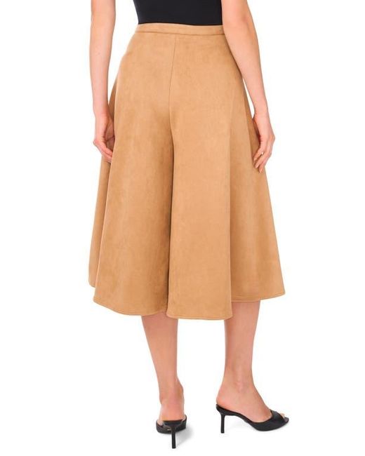 Ted Baker Brown Faux Suede Wide Leg Culottes