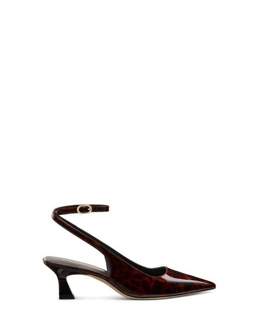 Stuart Weitzman Brown Vinnie 50 Slingback Pump