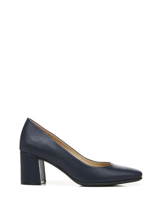 Naturalizer Blue Warner Square Toe Pump