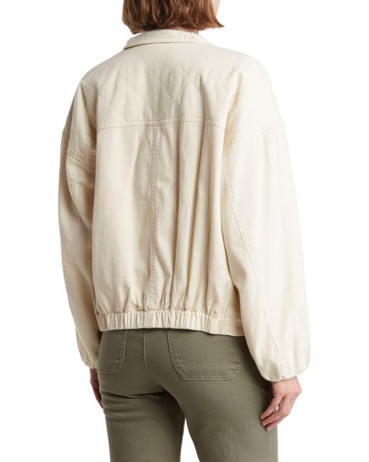 Democracy Natural Quilted Cotton Jacket