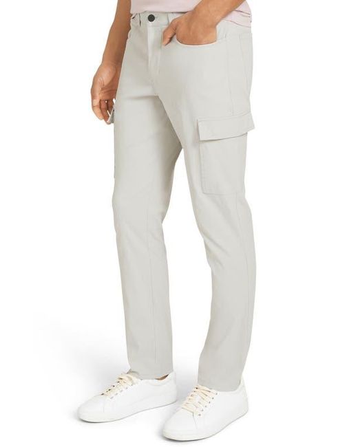 DKNY Gray Essential Tech Cargo Pants for men