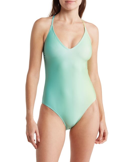 VYB Gradient Crossback Onepiece Swimsuit in Green Lyst