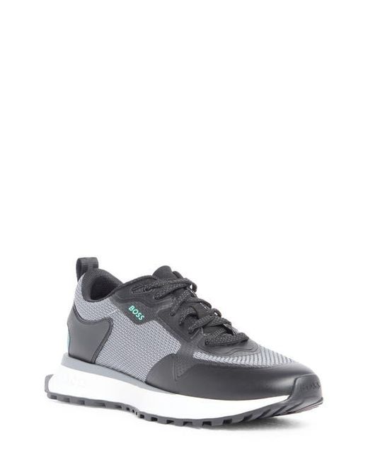 Boss White Jonah Trainer Sneaker for men