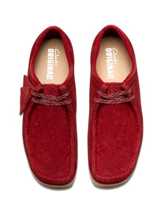 Clarks Red Wallabee Moc Toe Chukka for men