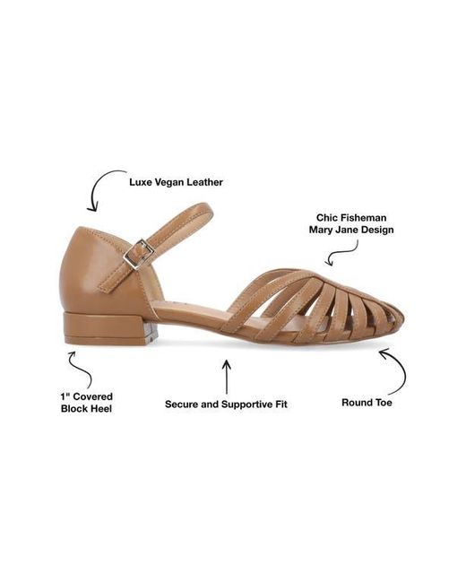 Journee Collection Natural Joannah Flat