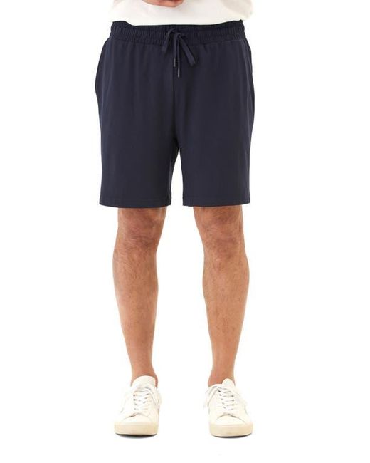 Threads For Thought Blue Quill Jersey Drawstring Shorts for men