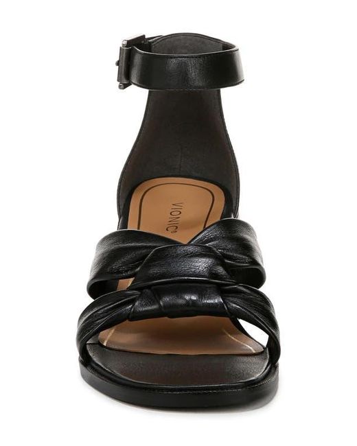 Vionic Black Maia Ankle Strap Sandal