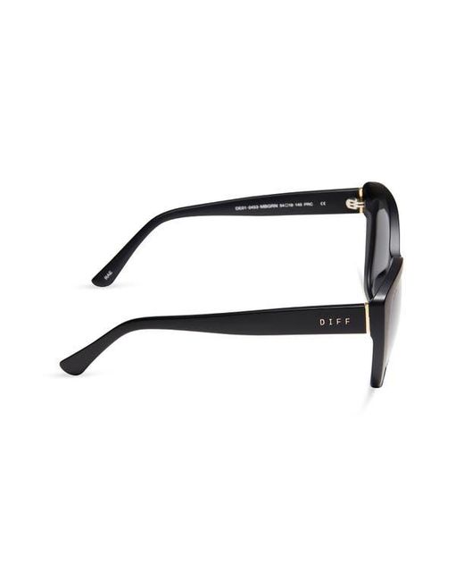 DIFF Black 54Mm Square Sunglasses
