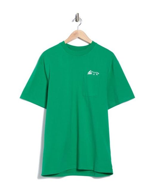ICECREAM Green Running Dog Pocket T-Shirt for men