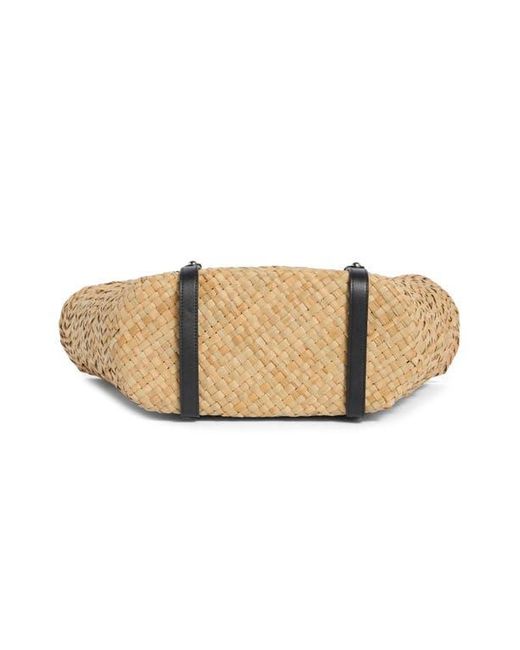 Rebecca Minkoff Brown Woven Straw Tote