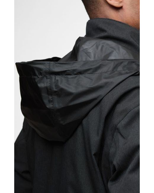Barbour Black Winter Powell Waterproof Jacket for men