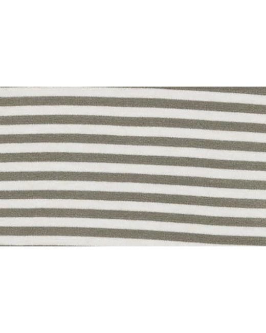 Splendid Gray X Cella Jane Stripe Layering Turtleneck Sweater