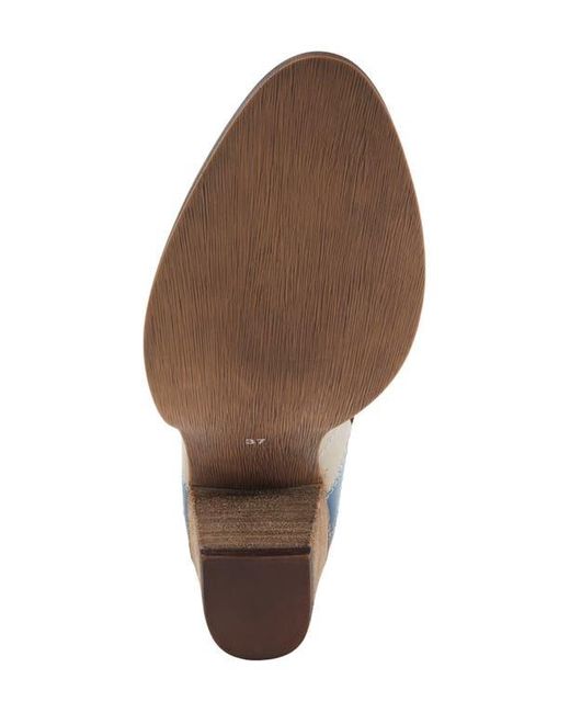 Spring Step Blue Fantasee Mule