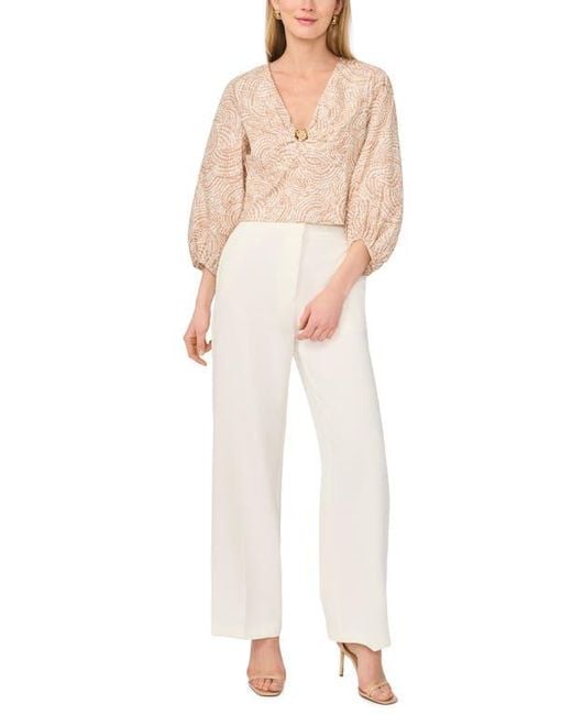 Parker Natural Seashell Hardware Cotton Top