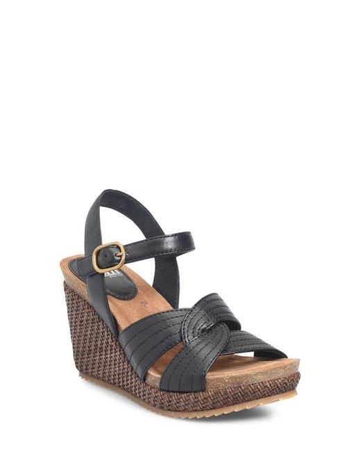 Söfft Black Clarissa Wedge Sandal