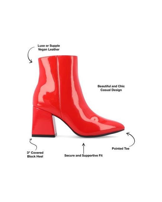 Journee Collection Red Sorren Boot