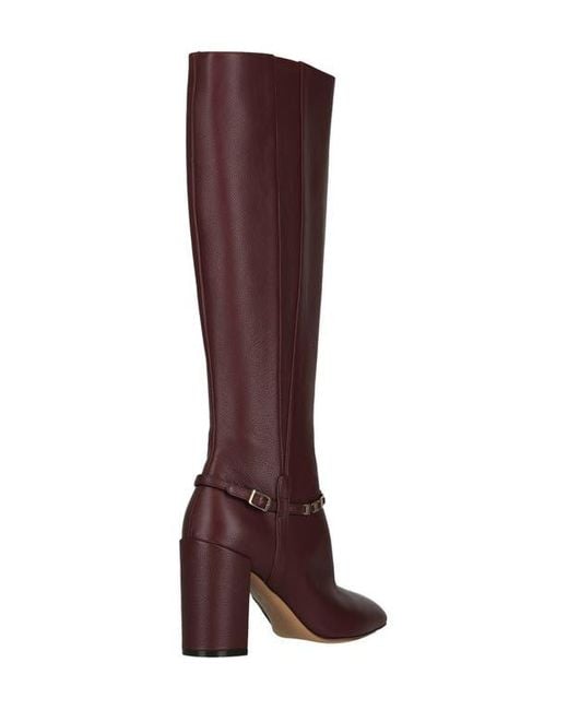 Ferragamo Brown Triba 85 Las Vegas Boot