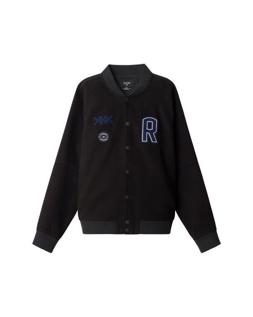 Rhone Black The Crew Jacket for men