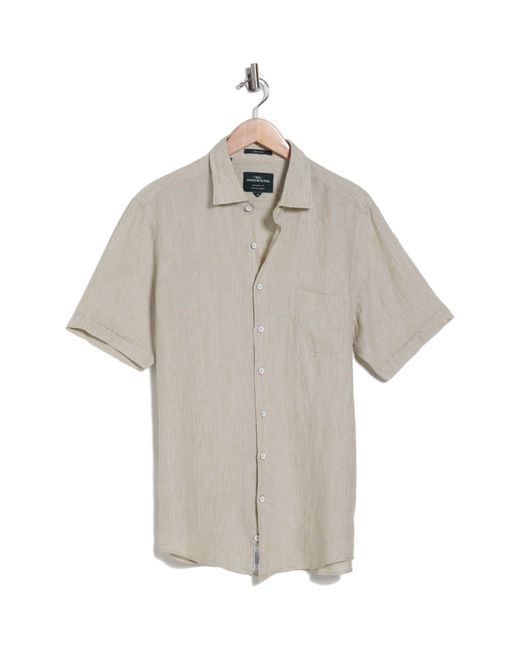 Rodd & Gunn Multicolor Waiheke Original Fit Short Sleeve Linen Button-up Shirt for men