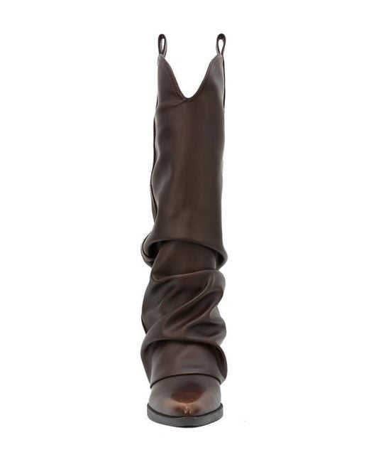 Seven7 Brown Slouch Western Boot