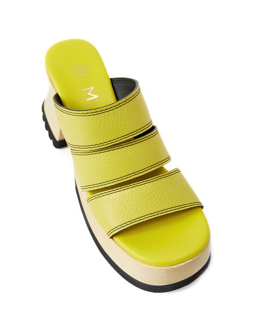 Miista Yellow Deanne Platform Sandal