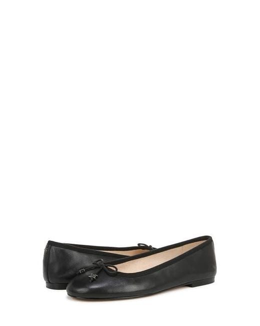 Sam Edelman Black Flora Ballet Flat