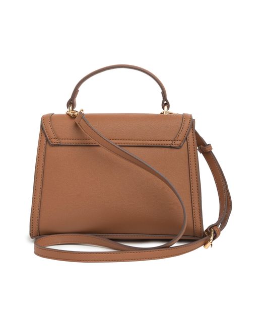 Anne Klein Top Handle Satchel Bag in Brown Lyst