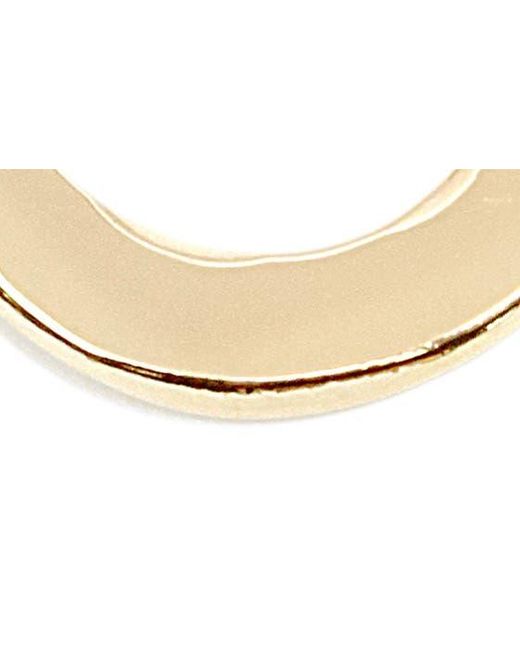 Panacea Metallic U-shape Hoop Earrings
