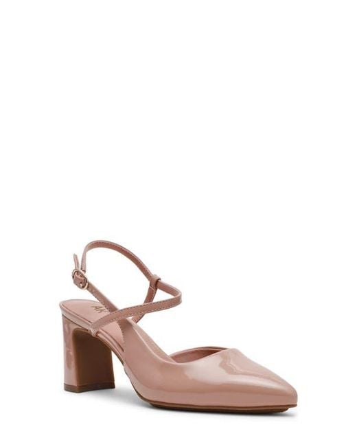 Anne Klein Pink Bueles Ankle Strap Pump