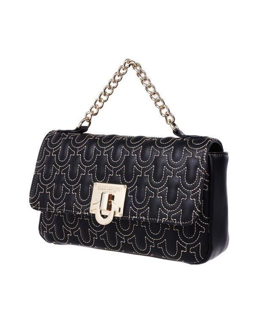 True Religion Black Horseshoe Quilted Crossbody Bag