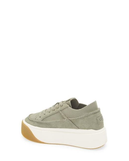 Ugg Gray Ez-Duzzit Platform Sneaker